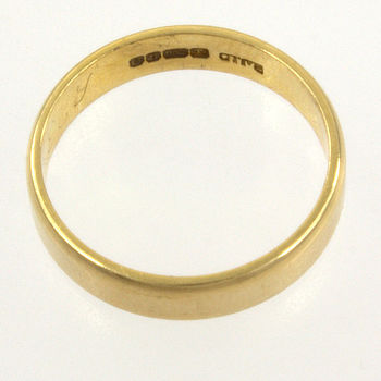 18ct gold Wedding Ring size K